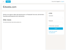 Tablet Screenshot of edwebs.activemoodle.com