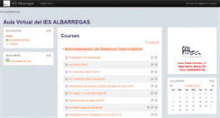 Desktop Screenshot of iesalbarregas.activemoodle.com