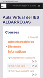 Mobile Screenshot of iesalbarregas.activemoodle.com